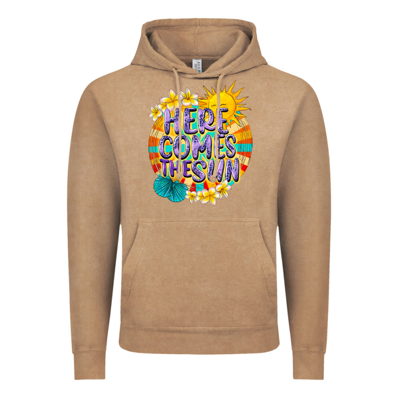 Here Comes The Sun Vintage Hoodie by NancyCooperArtShop | Teevron