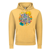 Vintage Mustard Here comes the sun Vintage Hoodie - NancyCooperArtShop