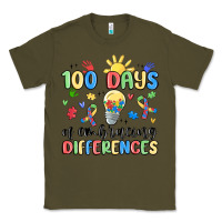 Army Green 100 days of embracing differences Classic Tee - MaliasSmallBusiness