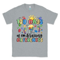 Heather Grey 100 days of embracing differences Classic Tee - MaliasSmallBusiness