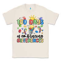 Natural 100 days of embracing differences Classic Tee - MaliasSmallBusiness