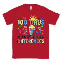 Red 100 days of embracing differences Classic Tee - MaliasSmallBusiness