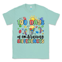 Seafoam 100 days of embracing differences Classic Tee - MaliasSmallBusiness
