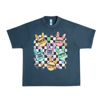 Midnight Navy easter bunny candy Urban Heavy Tee - MaliasSmallBusiness