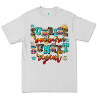 Dove Grey sunrise sunburn sunset repeat Premium Tee - AdoDesignShop