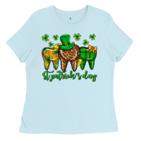 Baby Blue Dentist st. patricks day Ladies Tee - Neo Western