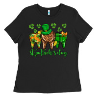 Black Dentist st. patricks day Ladies Tee - Neo Western