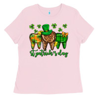 Bubblegum Pink Dentist st. patricks day Ladies Tee - Neo Western