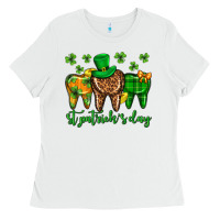 White Dentist st. patricks day Ladies Tee - Neo Western