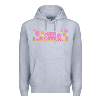 Heather Grey mom boss daisies Premium Hoodie - TumblerDesignByShophia