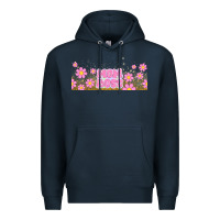 Navy mom boss daisies Premium Hoodie - TumblerDesignByShophia