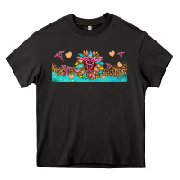 Asphalt nurse sunflower libbey glass Heavy Core Tee - HRA Design Shop