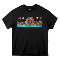 Black nurse sunflower libbey glass Heavy Core Tee - HRA Design Shop