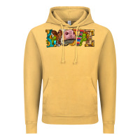 Vintage Mustard Western Love Simmental Cow Vintage Hoodie - LillyAllenDesigns