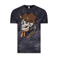 Cloud Black cowboy killer Vintage Tee - MaliasSmallBusiness