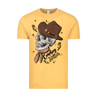Vintage Mustard cowboy killer Vintage Tee - MaliasSmallBusiness