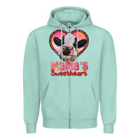 Mamas Sweetheart Baby Cow Zipper Hoodie | Teevron