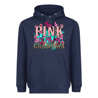 Navy The pink is for my Grandma Cancer Awareness Heavyweight Hoodie - HowdyJamesFarm