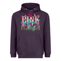 Plum The pink is for my Grandma Cancer Awareness Heavyweight Hoodie - HowdyJamesFarm