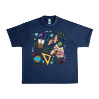 Navy teacher tools Urban Heavy Tee - MaliasSmallBusiness