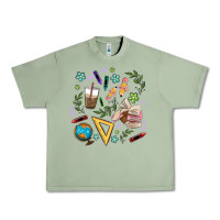 Oil Green teacher tools Urban Heavy Tee - MaliasSmallBusiness