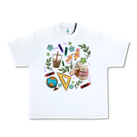White teacher tools Urban Heavy Tee - MaliasSmallBusiness