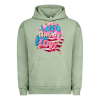 Pigment Oil Green Merica leopard lightning bolt Urban Hoodie - FaDigitalArtStudio