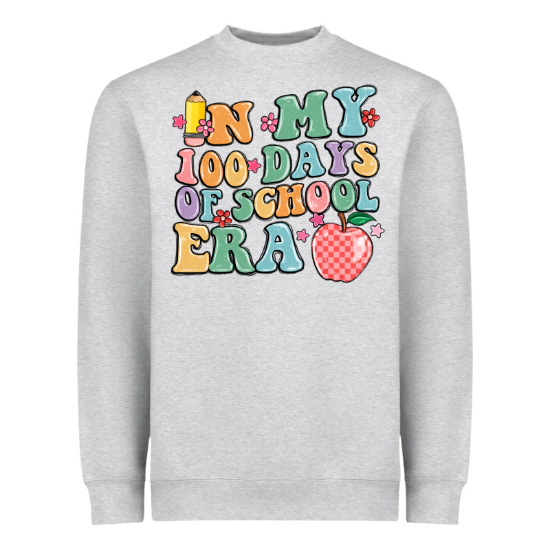 In My 100 Days Of School Era Heavyweight Sweatshirt by MaliasSmallBusiness | Teevron