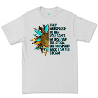 Dove Grey sunflower they whispered to her Premium Tee - AdoDesignShop