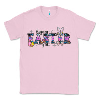Bubblegum Pink Happy Easter Y'all Classic Tee - CowhideDigitalArt