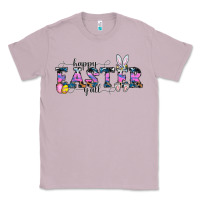 Lilac Happy Easter Y'all Classic Tee - CowhideDigitalArt