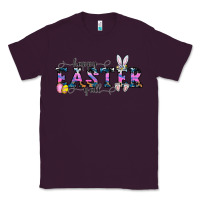 Plum Happy Easter Y'all Classic Tee - CowhideDigitalArt