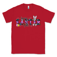 Red Happy Easter Y'all Classic Tee - CowhideDigitalArt
