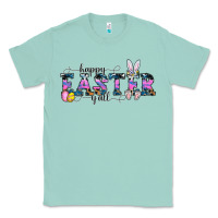Seafoam Happy Easter Y'all Classic Tee - CowhideDigitalArt