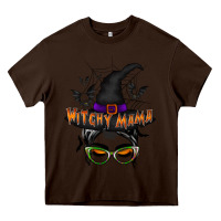Chocolate Brown withcy mama Heavy Core Tee - RacoonDesign