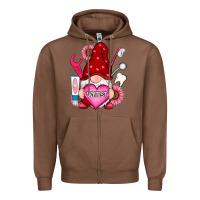 Chestnut valentines day dentist gnome Zipper Hoodie - RanaPortraitStore