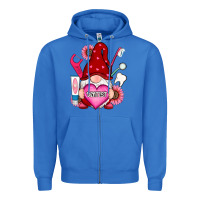 True Royal valentines day dentist gnome Zipper Hoodie - RanaPortraitStore