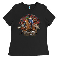 Black cowboy ranch Ladies Tee - SublimationCraftShop