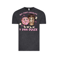 Vintage Black but first chocolate y pan dulce Vintage Tee - MaliasSmallBusiness