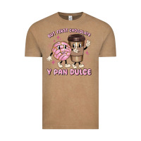 Vintage Coffee but first chocolate y pan dulce Vintage Tee - MaliasSmallBusiness