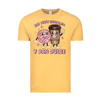 Vintage Mustard but first chocolate y pan dulce Vintage Tee - MaliasSmallBusiness