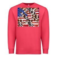 Cardinal cowhide amerikan flag Premium Sweatshirt - TumblerDesignByShophia