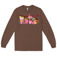 Chestnut boss lady coffee cups Long Sleeve Tee - NancyCooperArtShop