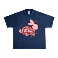 Navy happy easter Urban Heavy Tee - MaliasSmallBusiness