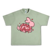 Oil Green happy easter Urban Heavy Tee - MaliasSmallBusiness