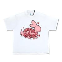 White happy easter Urban Heavy Tee - MaliasSmallBusiness