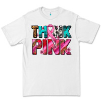 White think pink cancer ribbon Premium Tee - AdoDesignShop