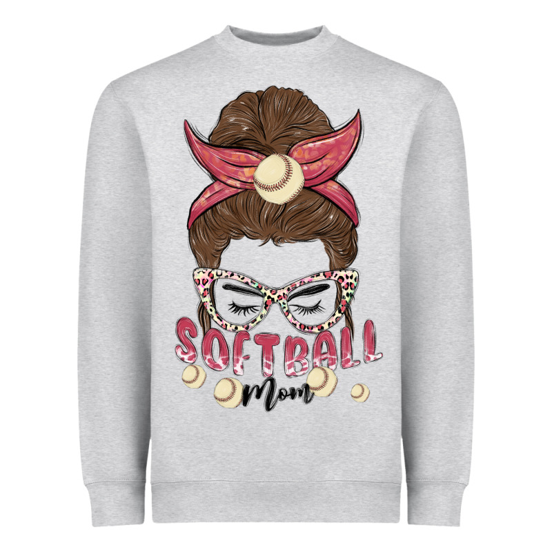Softball Mom Heavyweight Sweatshirt by MaliasSmallBusiness | Teevron