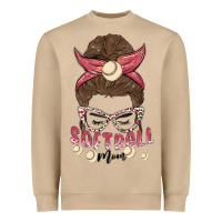 Mushroom softball mom Heavyweight Sweatshirt - MaliasSmallBusiness