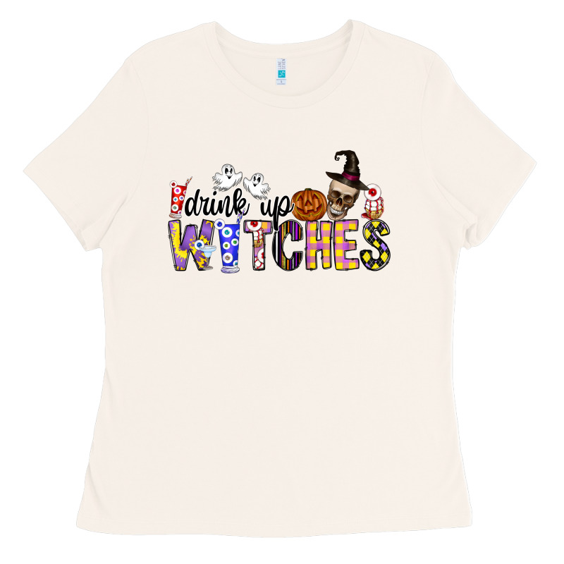Drink Up Witches Ladies Tee by CowhideDigitalArt | Teevron